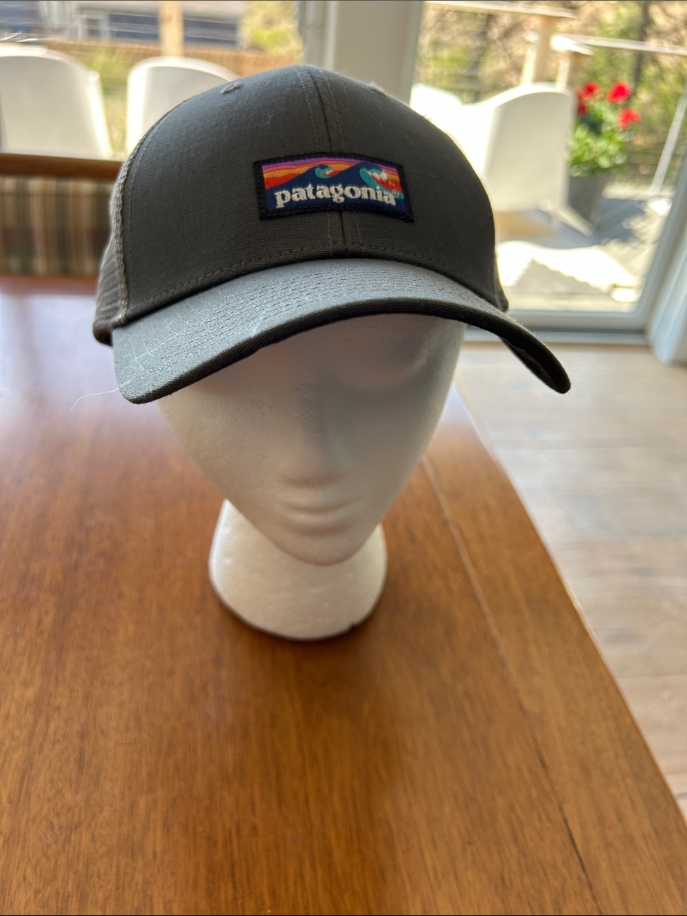 Patagonia Olive Green Patch Trucker Hat